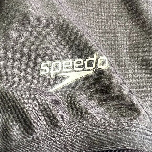 Speedo Stretch Racerback Moderate Black One Piece Swimwear Womens Size 12 NWT - Picture 9 of 16